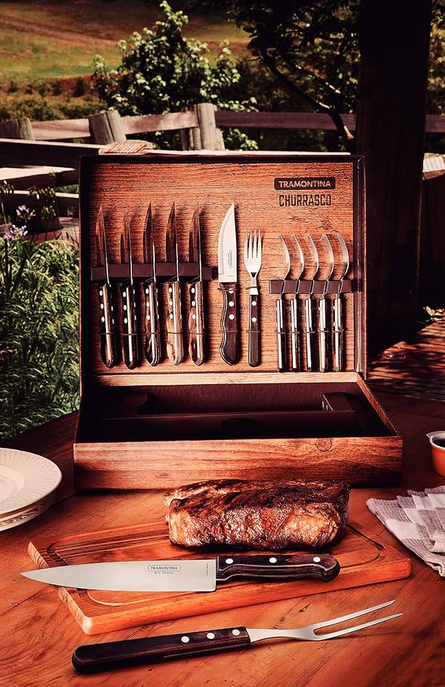 【新品未使用】トラモンティーナ　バーベキューツール　15点セット Amazon｜トラモンティーナ バーベキューツール 15点セット